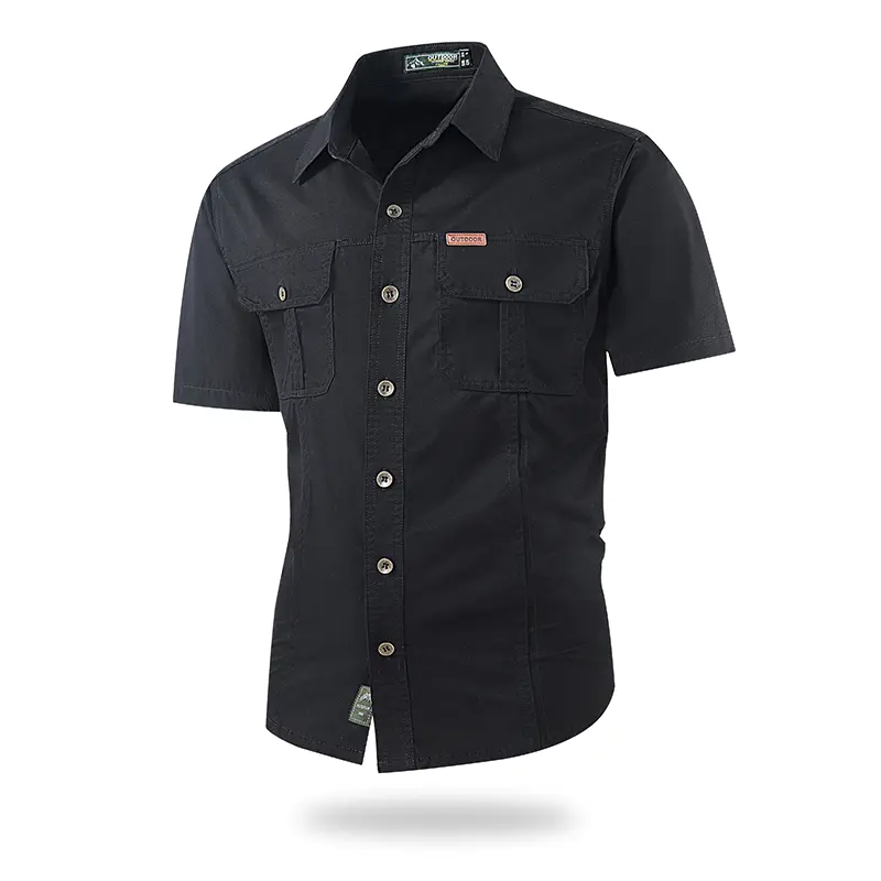 Men's work shirt short sleeve