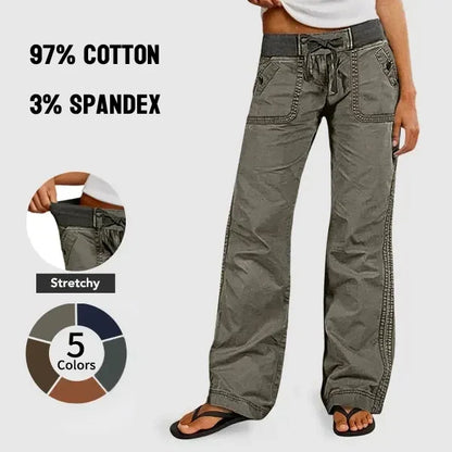 ⚡FINAL SALE⚡ Women's high stretch mid rise straight pants
