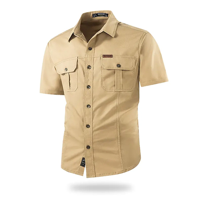 Men's work shirt short sleeve