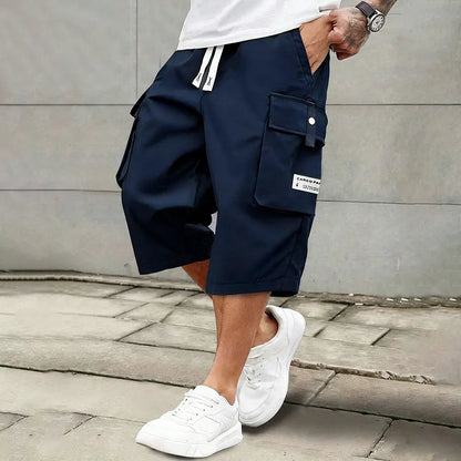 Men's Casual Cargo Calf Shorts