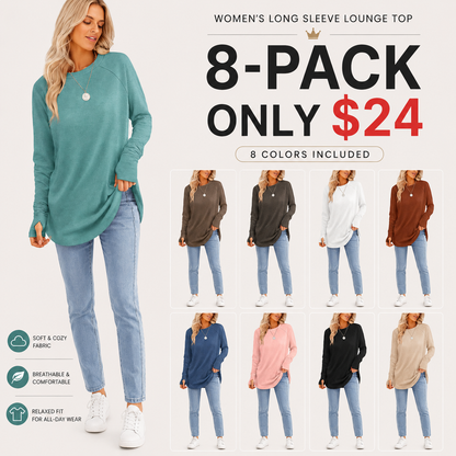 Womens Tunic Tops to Wear with Leggings Long