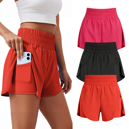 🔥Summer Special Sale🔥Anti-exposure sports shorts with built-in inner layer and convenient side pockets