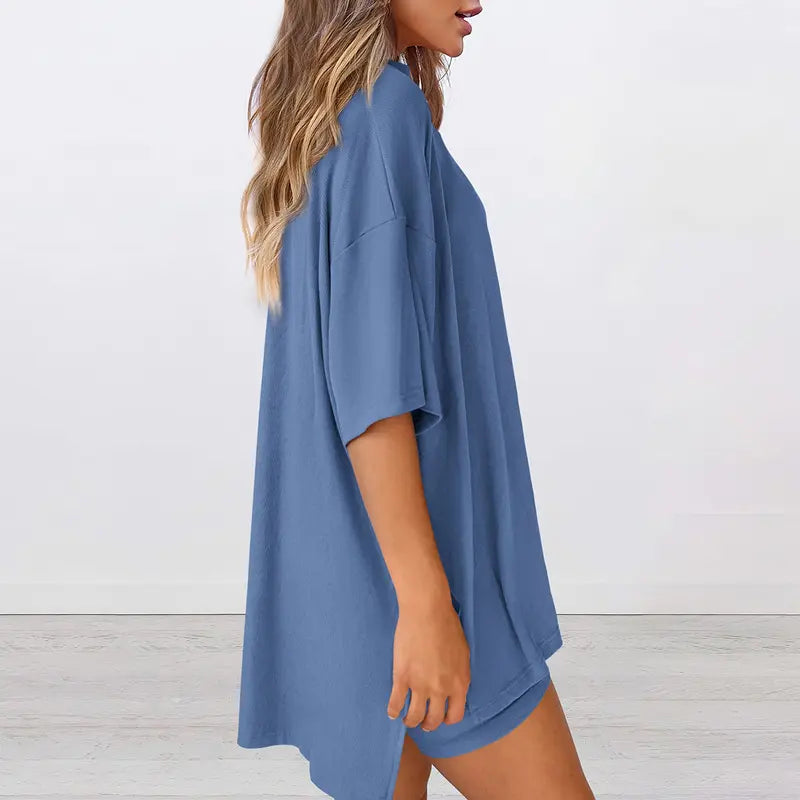 Summer Special Sale - Crewneck Two-Piece Set