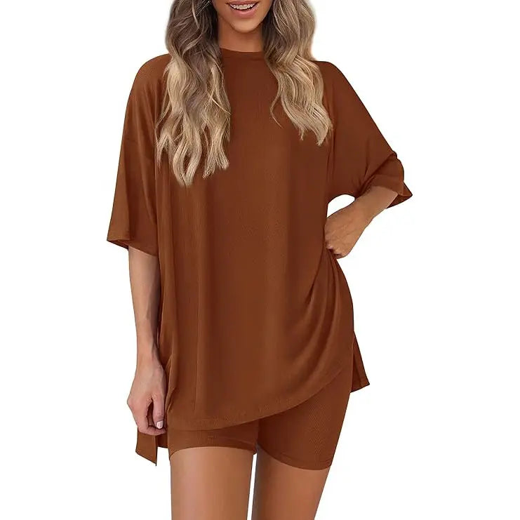 Summer Special Sale - Crewneck Two-Piece Set