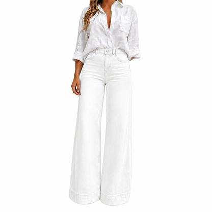 ✨ Leg-Lengthening Wide-Leg Jeans