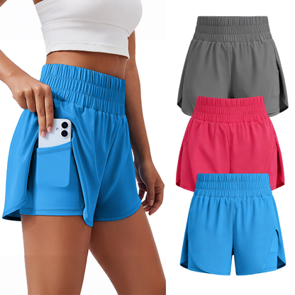 🔥Summer Special Sale🔥Anti-exposure sports shorts with built-in inner layer and convenient side pockets