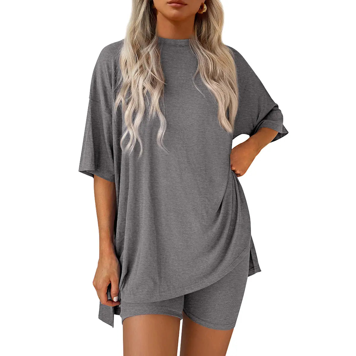 Summer Special Sale - Crewneck Two-Piece Set