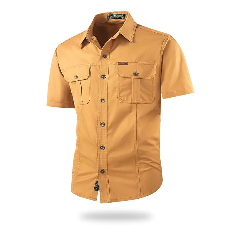 Men's work shirt short sleeve