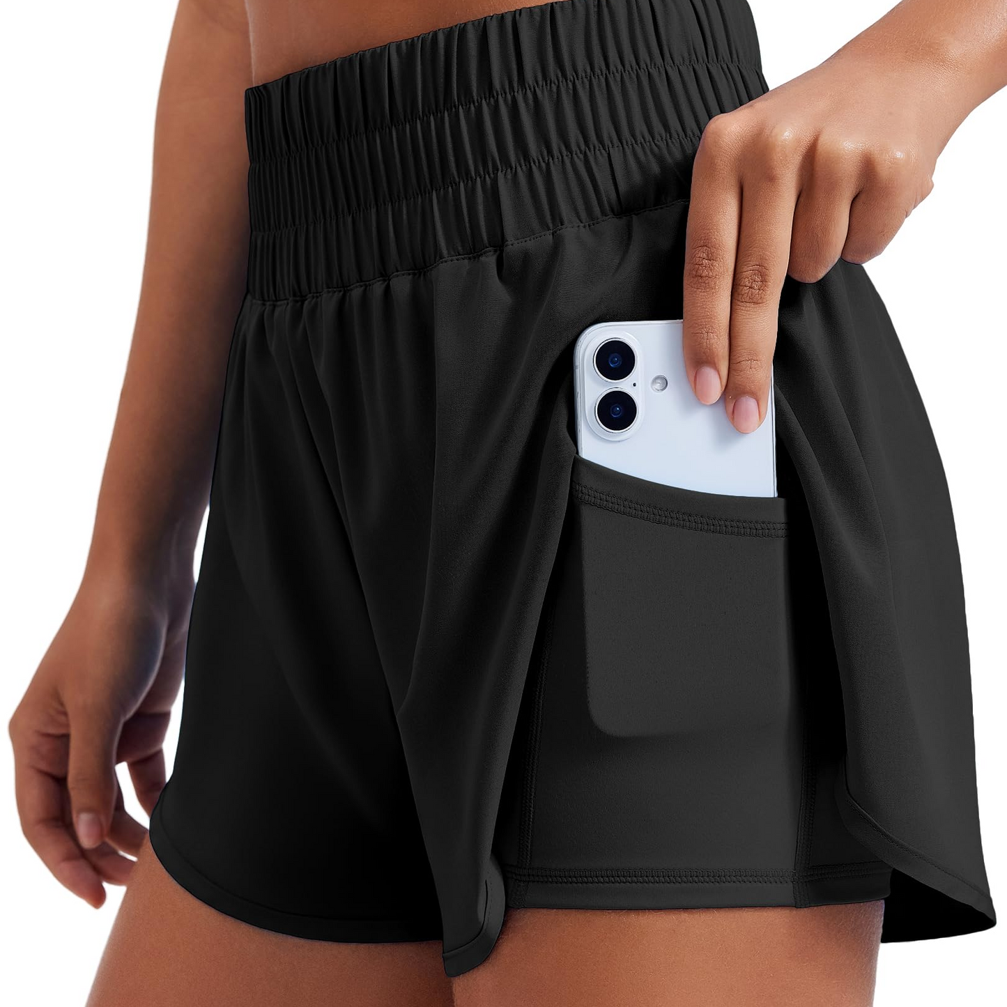 🔥Summer Special Sale🔥Anti-exposure sports shorts with built-in inner layer and convenient side pockets