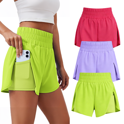 🔥Summer Special Sale🔥Anti-exposure sports shorts with built-in inner layer and convenient side pockets