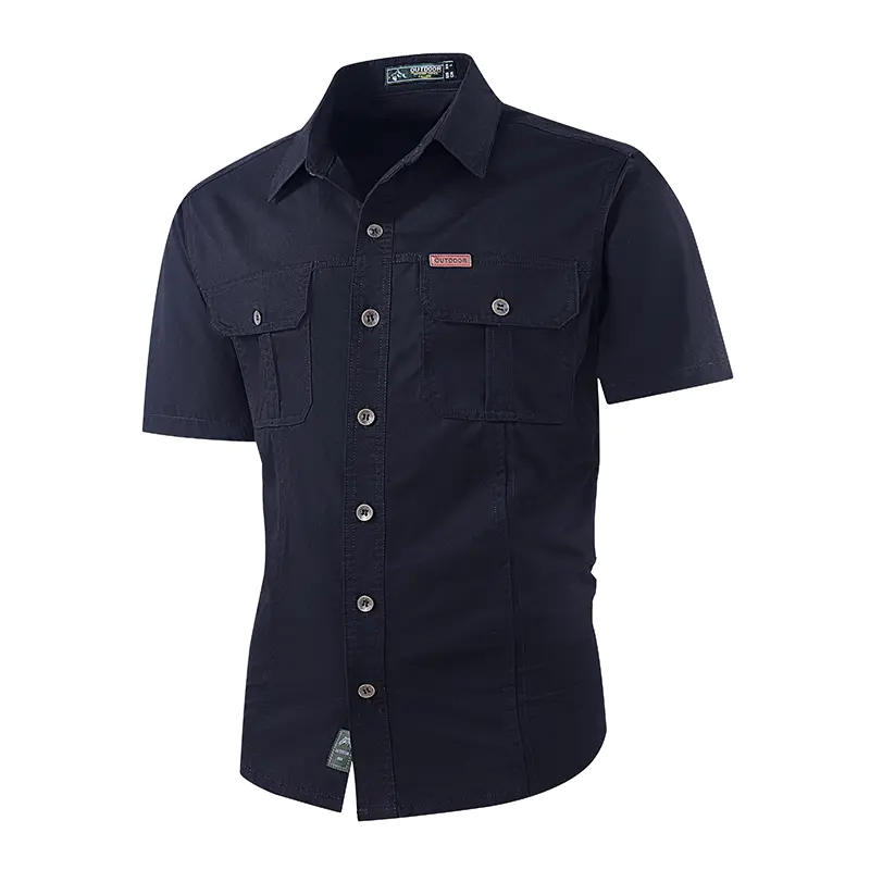Men's work shirt short sleeve