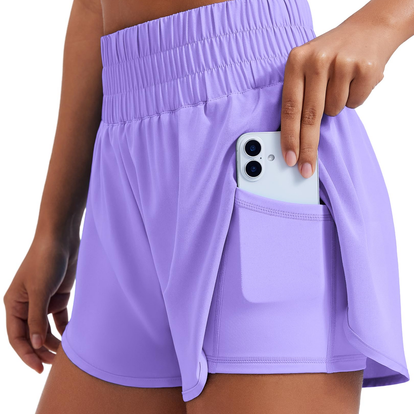 🔥Summer Special Sale🔥Anti-exposure sports shorts with built-in inner layer and convenient side pockets