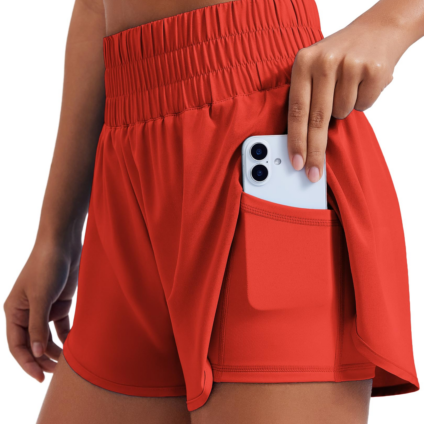 🔥Summer Special Sale🔥Anti-exposure sports shorts with built-in inner layer and convenient side pockets