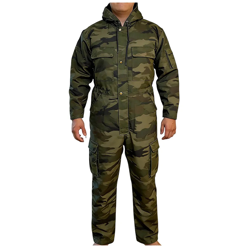 Men’s Loose Insulated Multi-Pocket Coverall
