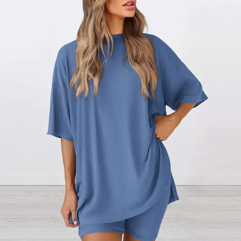 Summer Special Sale - Crewneck Two-Piece Set