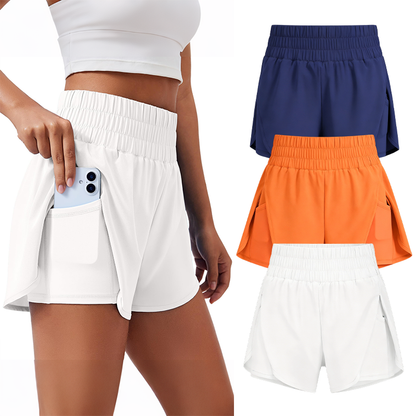 🔥Summer Special Sale🔥Anti-exposure sports shorts with built-in inner layer and convenient side pockets