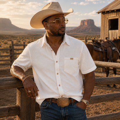 Men's Vintage Denim Shirt Jacket