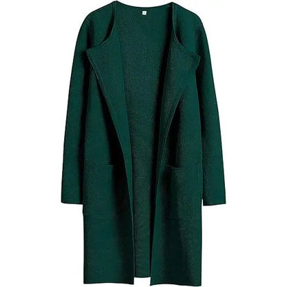 Women's Lightweight Long Cardigan Sweater – Open Front Casual Fall Coatigan