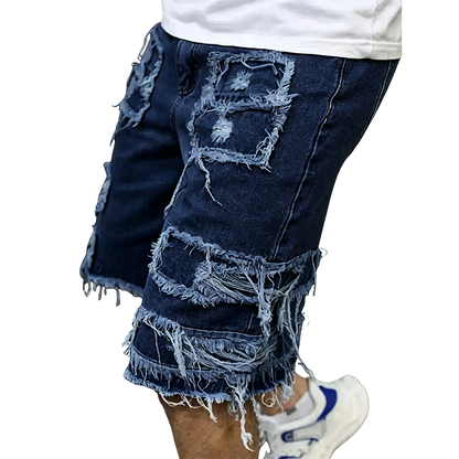Summer Special Sale - Raw Hem Denim Shorts with Rips