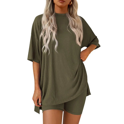 Summer Special Sale - Crewneck Two-Piece Set