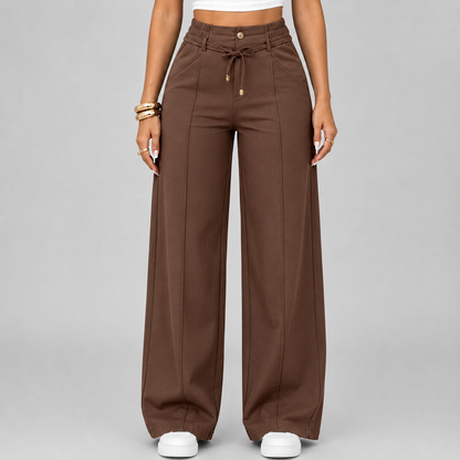 ⚡New Drawstring High Waist Wide Leg Pants