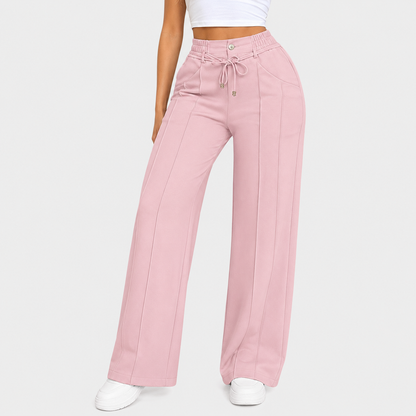 ⚡New Drawstring High Waist Wide Leg Pants