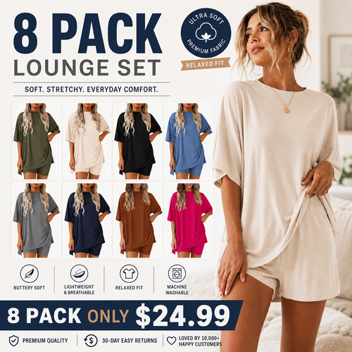 Summer Special Sale - Crewneck Two-Piece Set