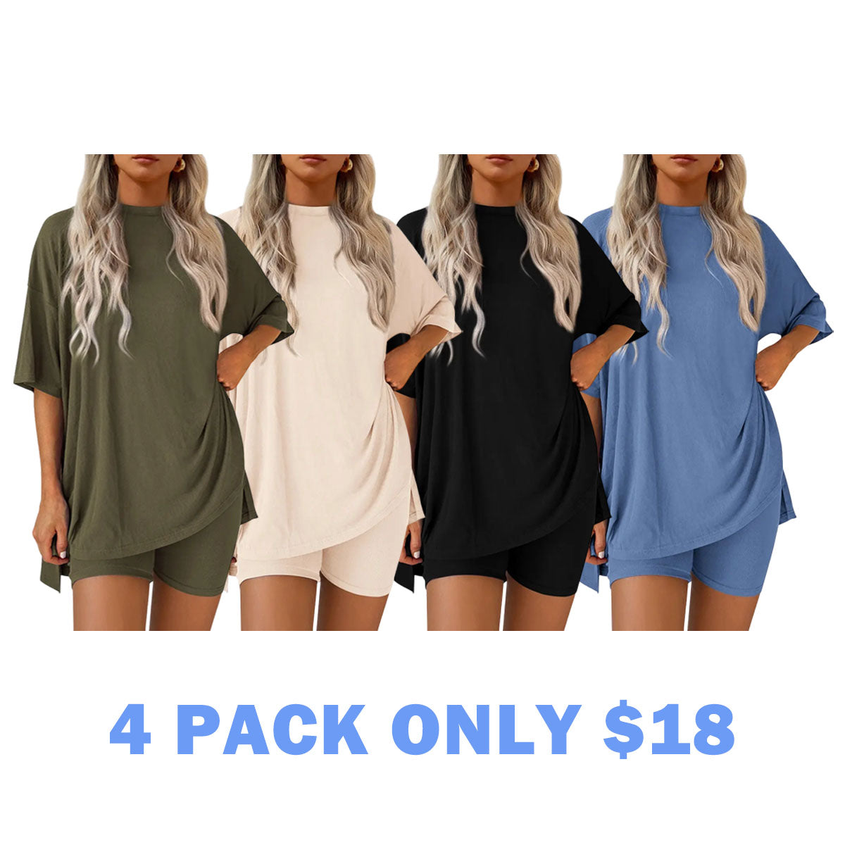 Summer Special Sale - Crewneck Two-Piece Set