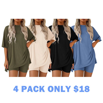Summer Special Sale - Crewneck Two-Piece Set