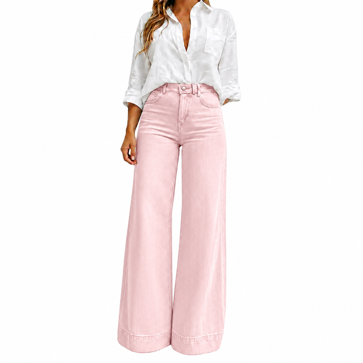 ✨ Leg-Lengthening Wide-Leg Jeans