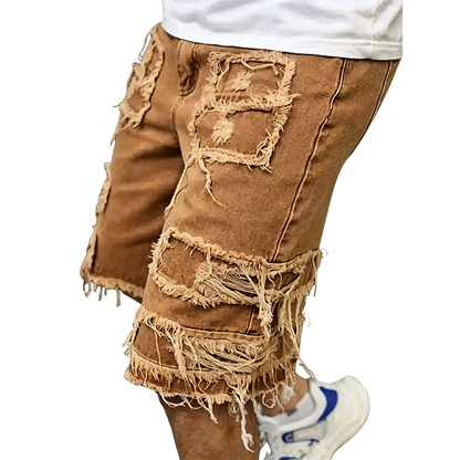 Summer Special Sale - Raw Hem Denim Shorts with Rips