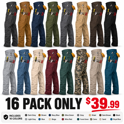 Men's Cargo Pants,Tactical Pants for Men Stretch,Durable Ripstop EDC Work Pants for Hiking