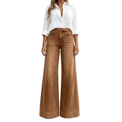 ✨ Leg-Lengthening Wide-Leg Jeans